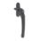 ERA  Right-Handed Cockspur Window Handles  Black 3 Pack