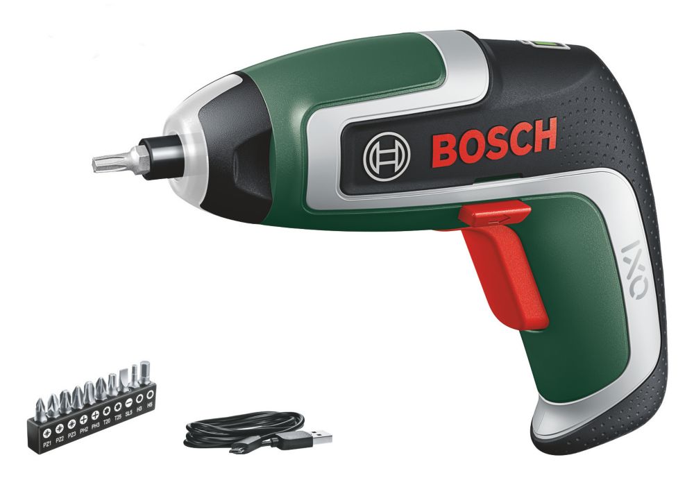 Bosch IXO 7 3.6v Cordless Screwdriver Reversible Bosch Lawn Garden