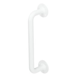 Rothley  Straight Household Steel Grab Rail Matt White 305mm