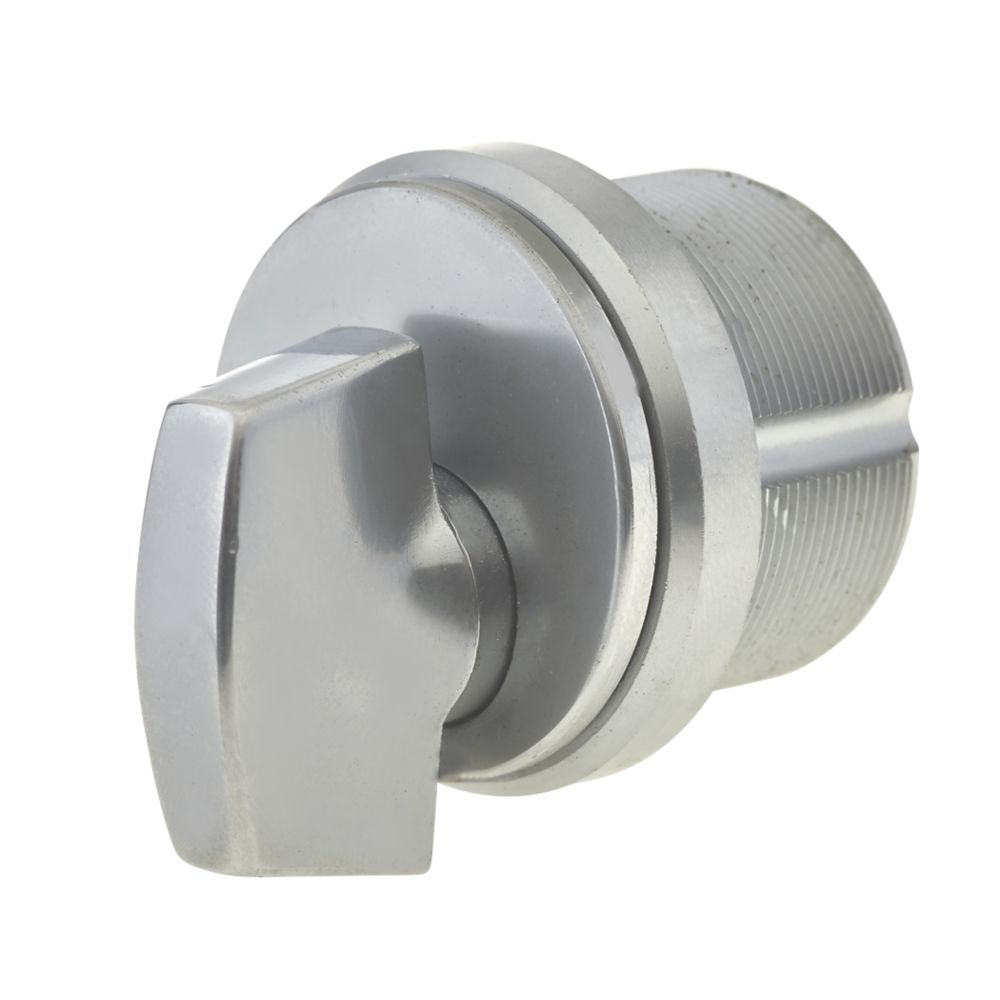 Adams Rite Thumbturn Replacement Cylinder Satin Chrome 32mm - Screwfix