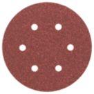 Bosch C430  60 Grit 6-Hole Punched Multi-Material Sanding Discs 150mm 5 Pack
