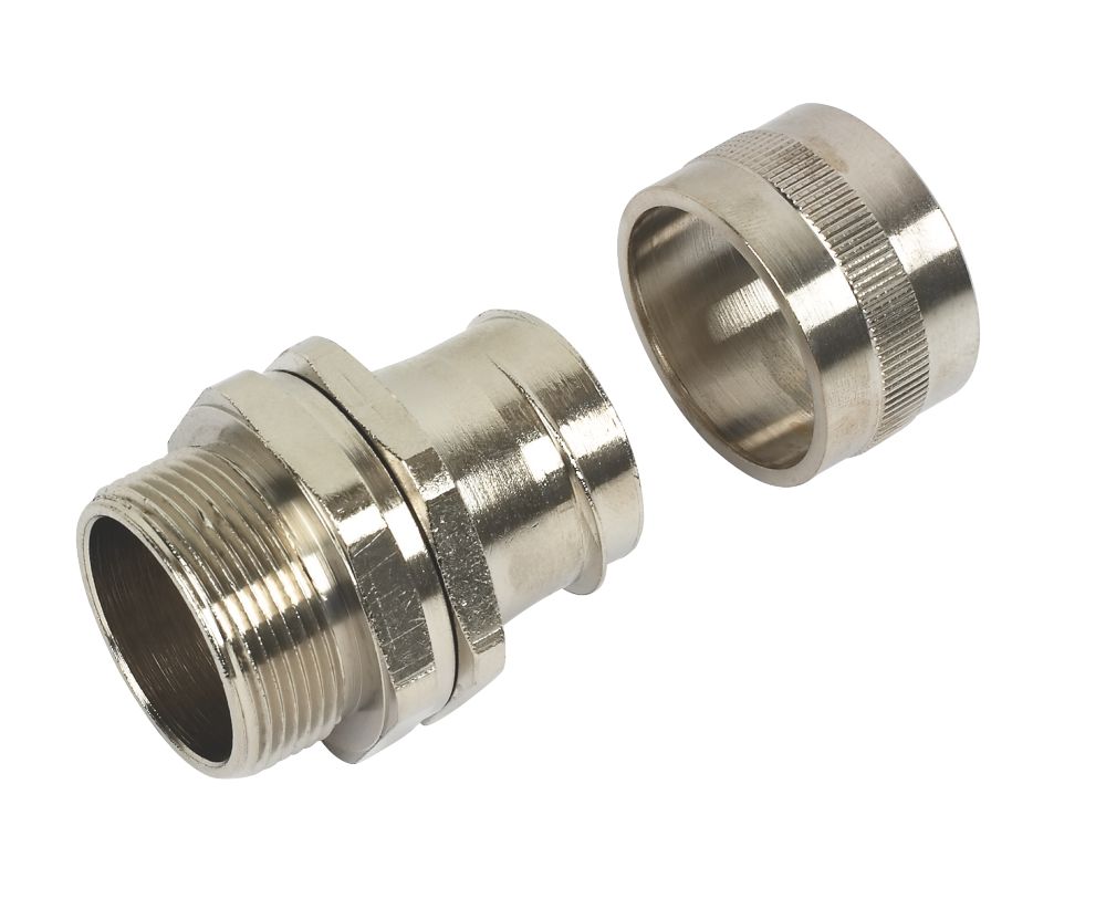 Adaptaflex Type B Straight Swivel External Thread Conduit Fitting M32 x