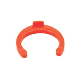 FloPlast FloFit+ Plastic Collet Clips Red 15mm 20 Pack