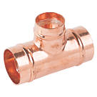 Midbrass  Copper Solder Ring Reducing Tee 1" x 1" x 3/4"