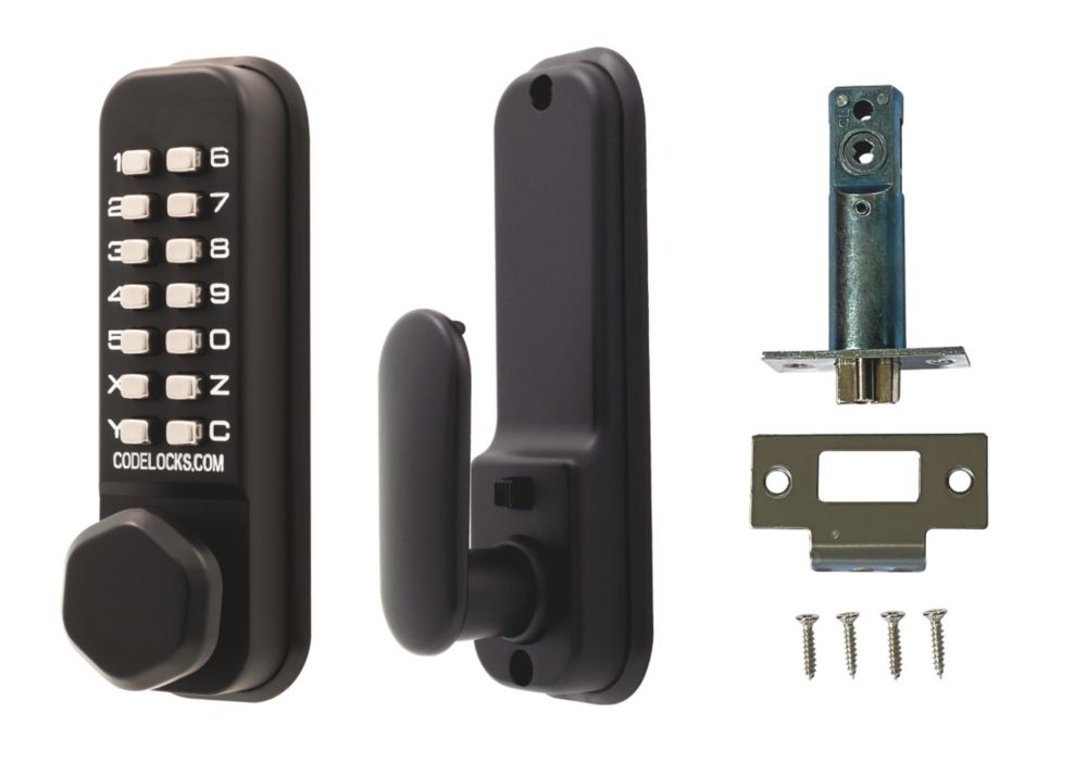 Codelocks Push-Button Lock & Mortice Latch Dual Backplate with Code ...