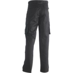 Herock Thor Work Trousers Black 36" W 33/35" L