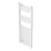 Flomasta 1200mm x 500mm 1815BTU White Curved  Towel Radiator