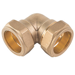 Midbrass  Brass Compression Equal 90° Elbow 3/4" 2 Pack