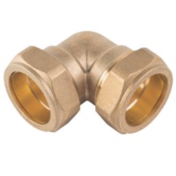 Midbrass  Brass Compression Equal 90° Elbows 3/4" 2 Pack