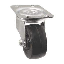 Essentials Heavy Duty Swivel Castors 50mm Black 4 Pack