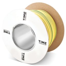 Time 6491B Green/Yellow 1-Core 10mm² Conduit Cable 25m Drum