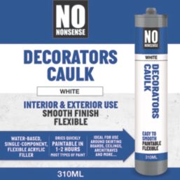 No Nonsense Exterior Decorators Caulk White 310ml