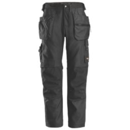 Snickers 6224 Work Trousers Black 39" W 30" L