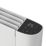 1000W Electric Dry WiFi Radiator 580mm x 480mm White 3412BTU