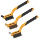 Roughneck Mini Wire Brush Set 3 Pieces