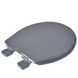 Bemis York Soft-Close Toilet Seat Thermoplastic Grey
