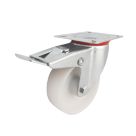Essentials Braked Swivel Castor 100mm White