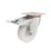 Essentials Braked Swivel Castor 100mm White