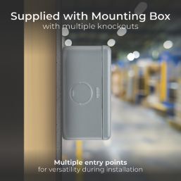 British General  13A Unswitched Metal Clad Fused Spur & Flex Outlet   with White Inserts