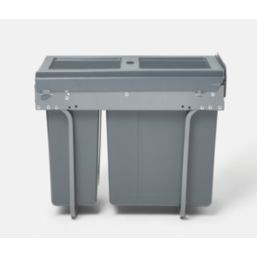 Essentials Vigote Pull-Out Bin Anthracite 26Ltr