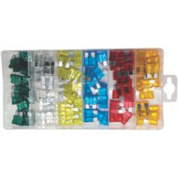 Pearl Consumables Assorted Standard Blade Auto Fuses 5-30A 90 Pieces