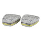 3M 6057 Reusable Respiratory Filters A1B1E1 2 Pack