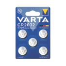 Varta CR2032 3V Coin Cell Lithium Batteries 5 Pack