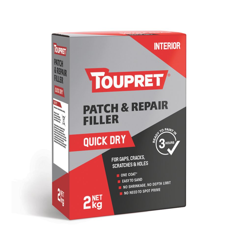 Toupret Patch & Repair Quick Dry 2kg Screwfix