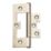 Smith & Locke Satin Nickel  Flush Hinges 100mm x 59.5mm 2 Pack