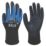 Wonder Grip WG-422 Bee-Smart  General Handling Gloves Black/Blue X Large