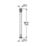 Grohe VitalioFlex Silver Shower Hose Chrome 8mm x 1750mm