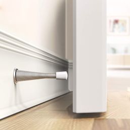 Smith & Locke Cylinder Door Stops 24 x 79mm Satin Nickel 10 Pack