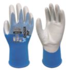 Wonder Grip WG-522W Bee-Tough Gloves Blue/White Large