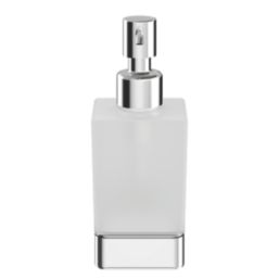 Swirl Swindale Wall-Mounted Bathroom Soap Dispenser Chrome 250ml