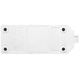 Masterplug 13A 2-Gang Unfused Rewireable Socket  White
