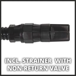 Einhell Suction Hose Black 7m x 0.984252"