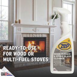 Zep   Wood Burner & Stove Glass Cleaner 750ml