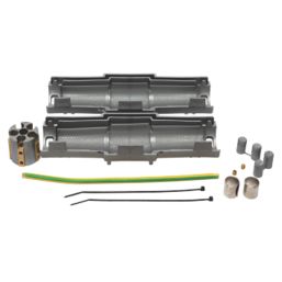 Raytech King Joint L25 ARM 2-Entry 5-Pole IPX8 Gel-Filled Joint for FLEX & SWA Cables Grey