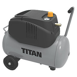 Titan  24Ltr  Electric Oil-Free Air Compressor with 5 Piece Accessory Kit 220-240V