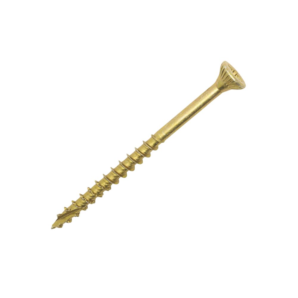 Optimaxx PZ Countersunk Wood Screws 5mm x 70mm 200 Pack Screwfix