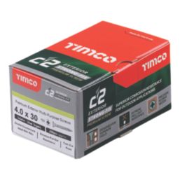 Timco  PZ Double-Countersunk  Multipurpose Premium Screws 4mm x 30mm 200 Pack
