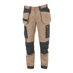 DEWALT Barstow Work Trousers Stone 32" W 31" L