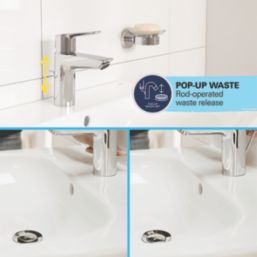 Grohe StartEdge Chrome 147mm Cloakroom Lever Mono Basin Mixer Tap