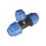 FloPlast  MDPE Compression Reducing Tee 32mm x 25mm x 32mm