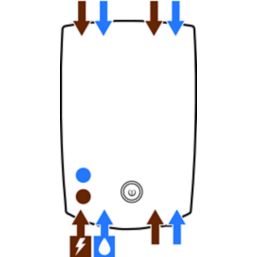 Mira Sprint Multi-Fit White 8.5kW  Electric Shower