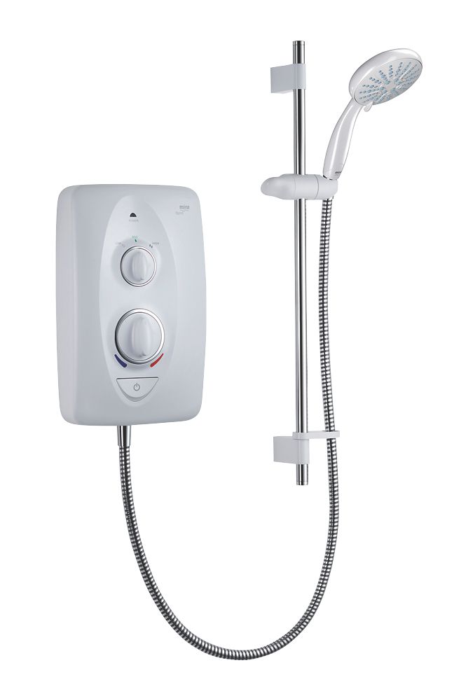 Mira Sprint Multi-Fit White 8.5kW Electric Shower | Showers | Screwfix.ie