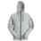 Snickers 2895 Logo Full Zip Hoodie Grey Melange  X Large 46" Chest