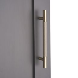 Elite Knobs & Handles Kensington Knurled T Bar Handle Antique Brass 180mm