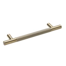 Elite Knobs & Handles Kensington Knurled T Bar Handle Antique Brass 180mm
