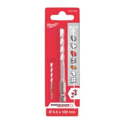 Milwaukee  Hex Shank Multi-Material Drill Bit 5.5mm x 100mm